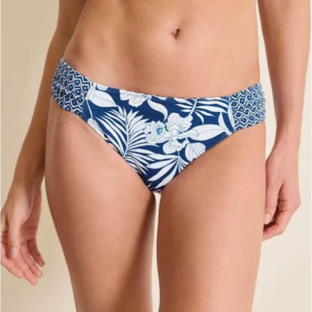 Tommy Bahama Island Cays Blooms reversible Hipster Bikini - XL - New
